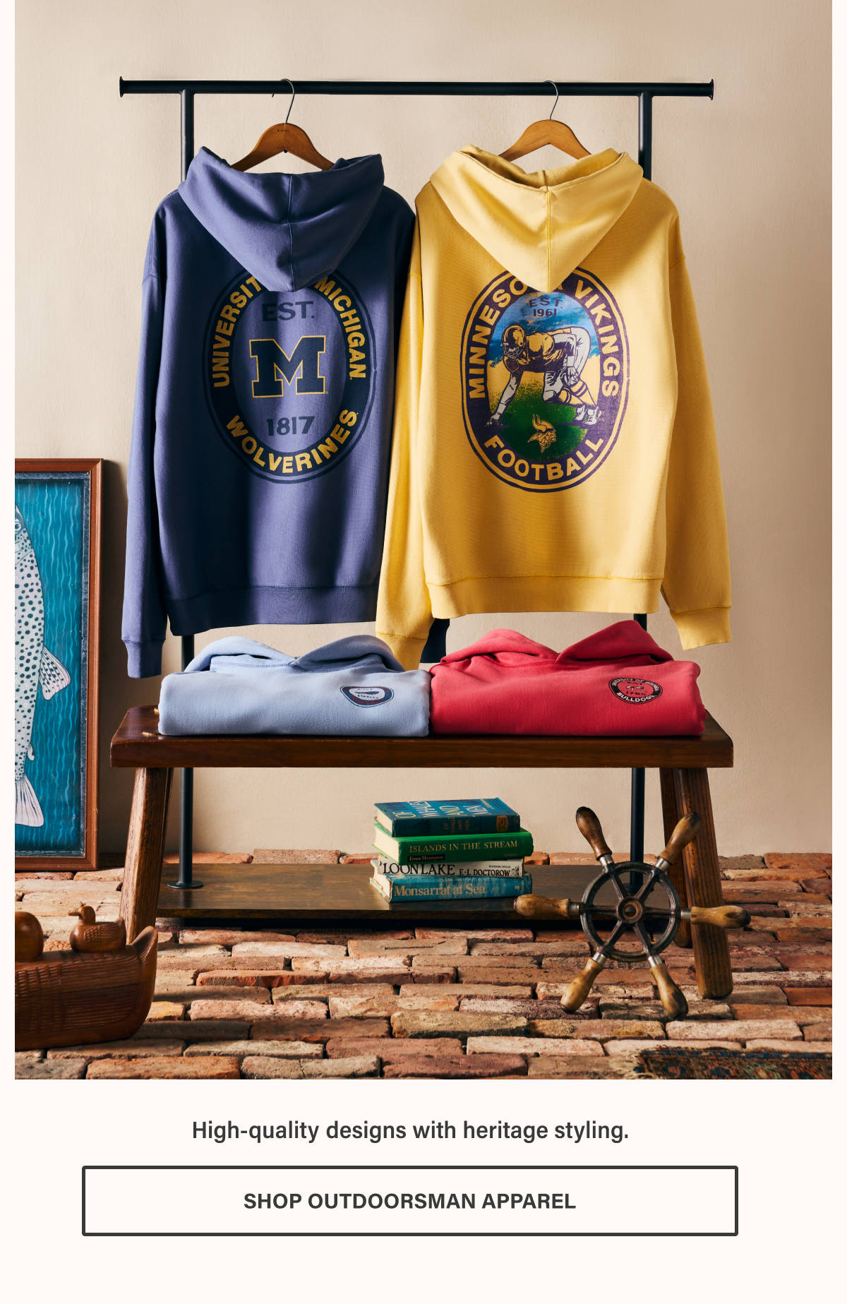 High-quality designs with heritage styling. SHOP OUTDOORSMAN APPAREL