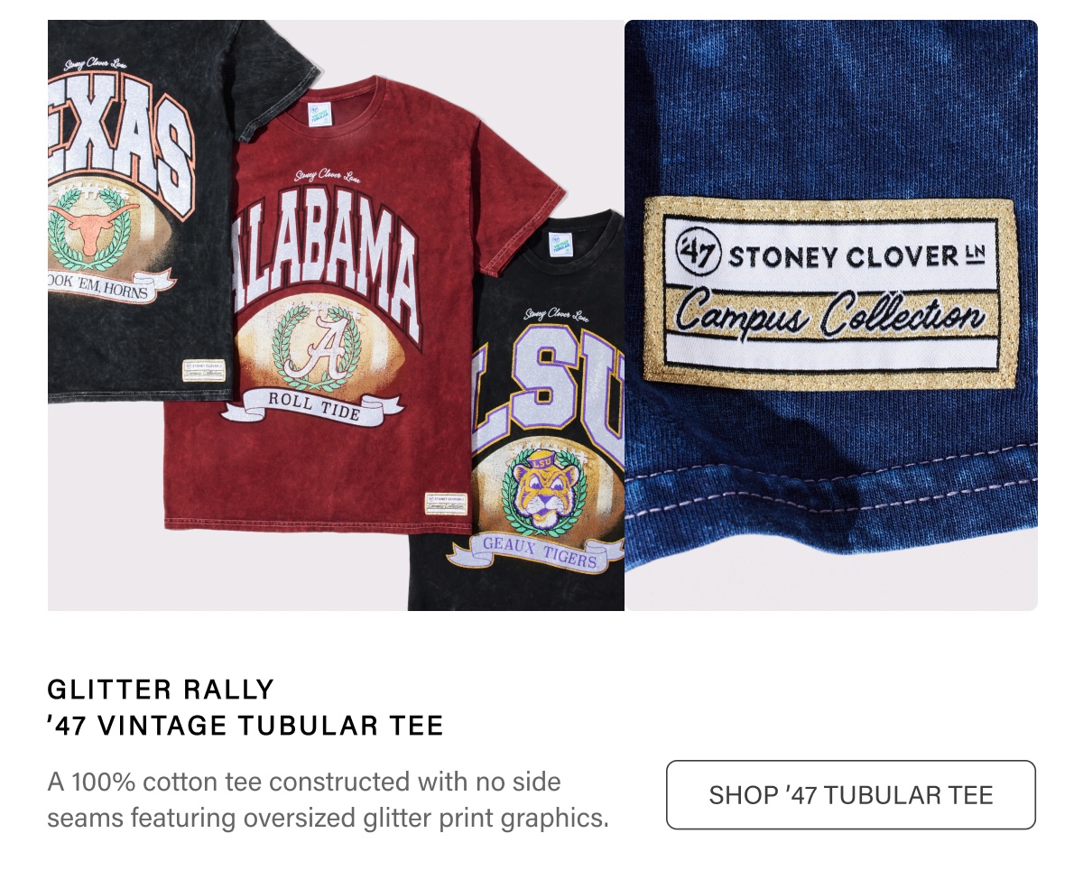 GLITTER RALLY ’47 VINTAGE TUBULAR TEE