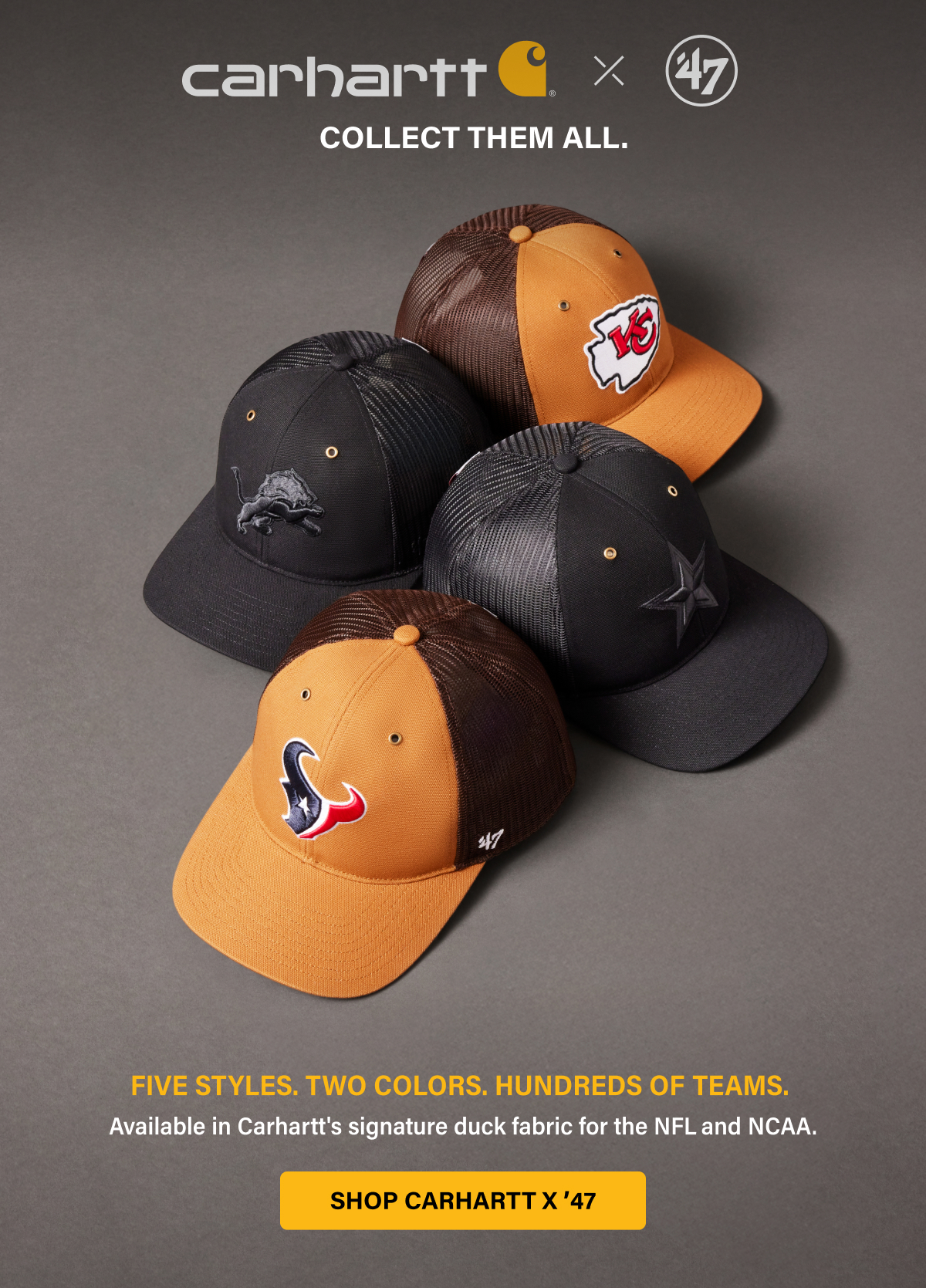 carhartt x '47 COLLECT THEM ALL