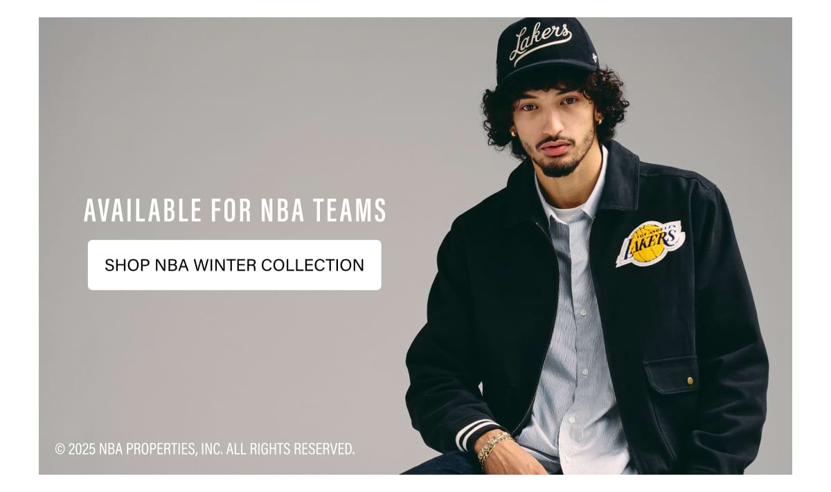 AVAILABLE FOR NBA TEAMS SHOP NBA WINTER COLLECTION