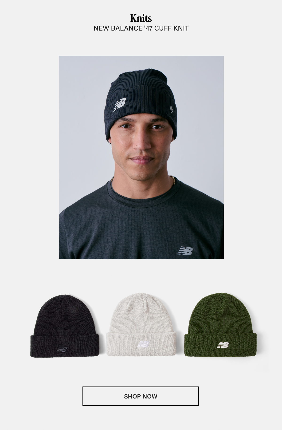 NEW BALANCE ’47 CUFF KNIT