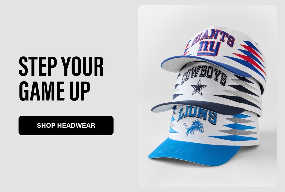 STEP YOUR GAME UP SHOP HEADWEAR