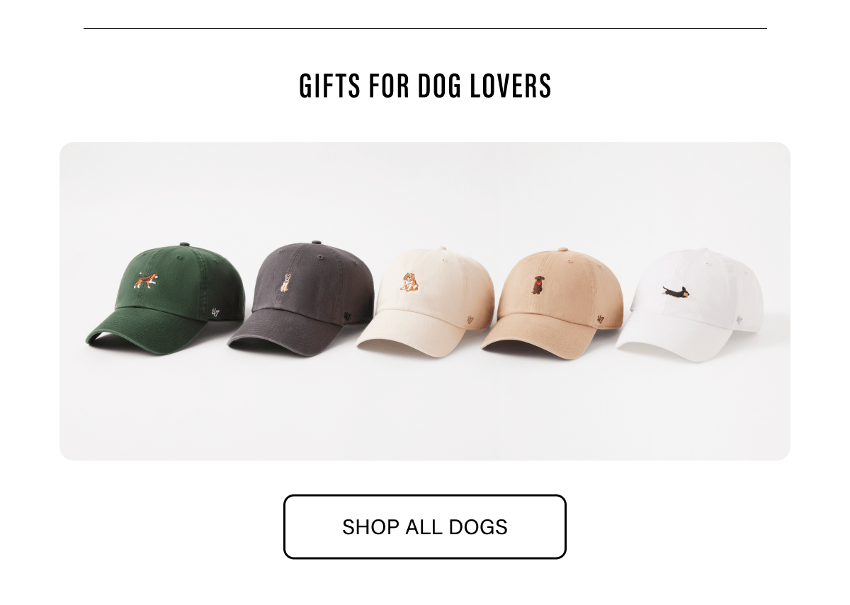 GIFTS FOR DOG LOVERS SHOP ALL DOGS