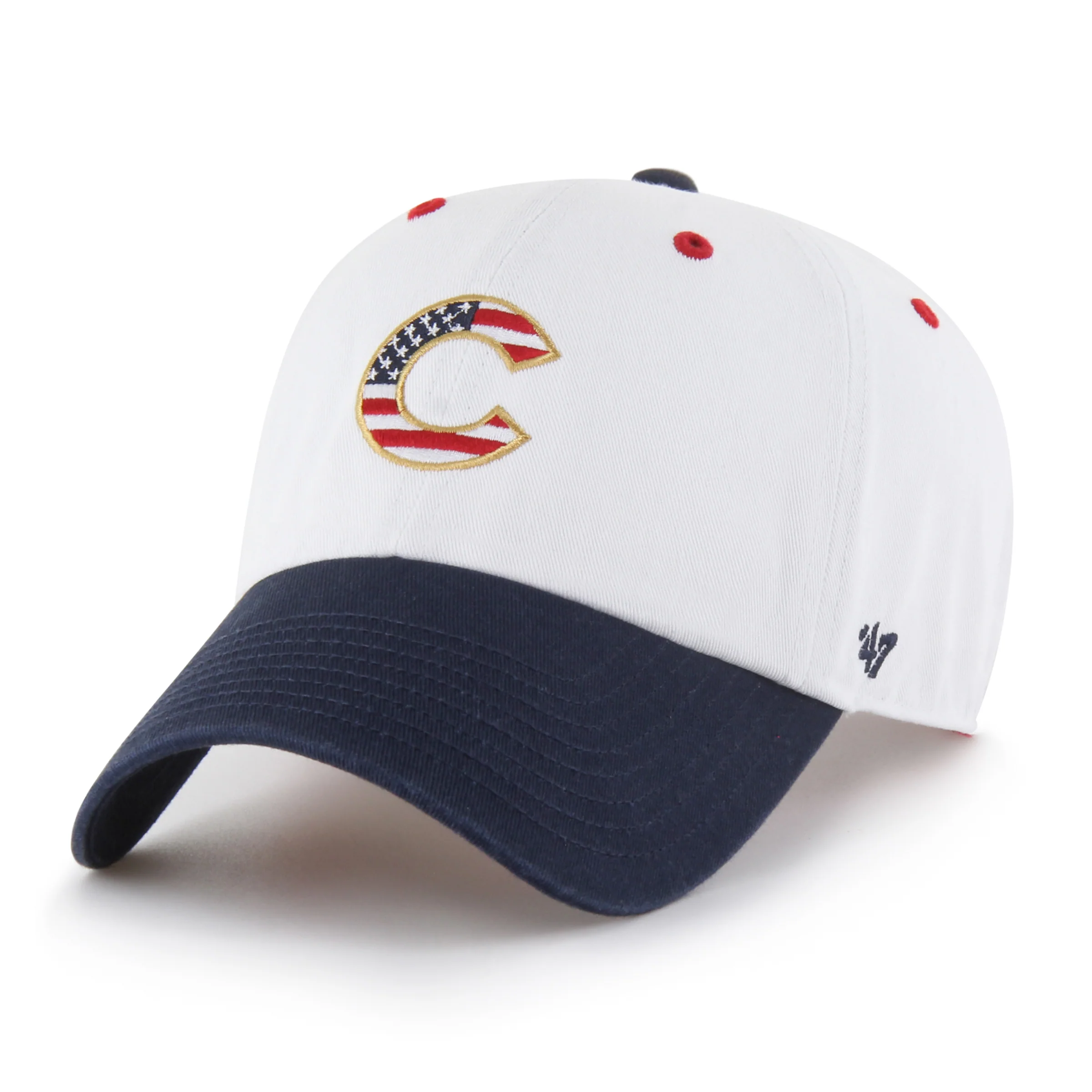 Image of CHICAGO CUBS PATRIOTIC FLAG FILL '47 CLEANUP