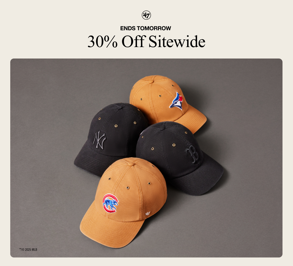 Ends Tomorrow 30% Off Sitewide