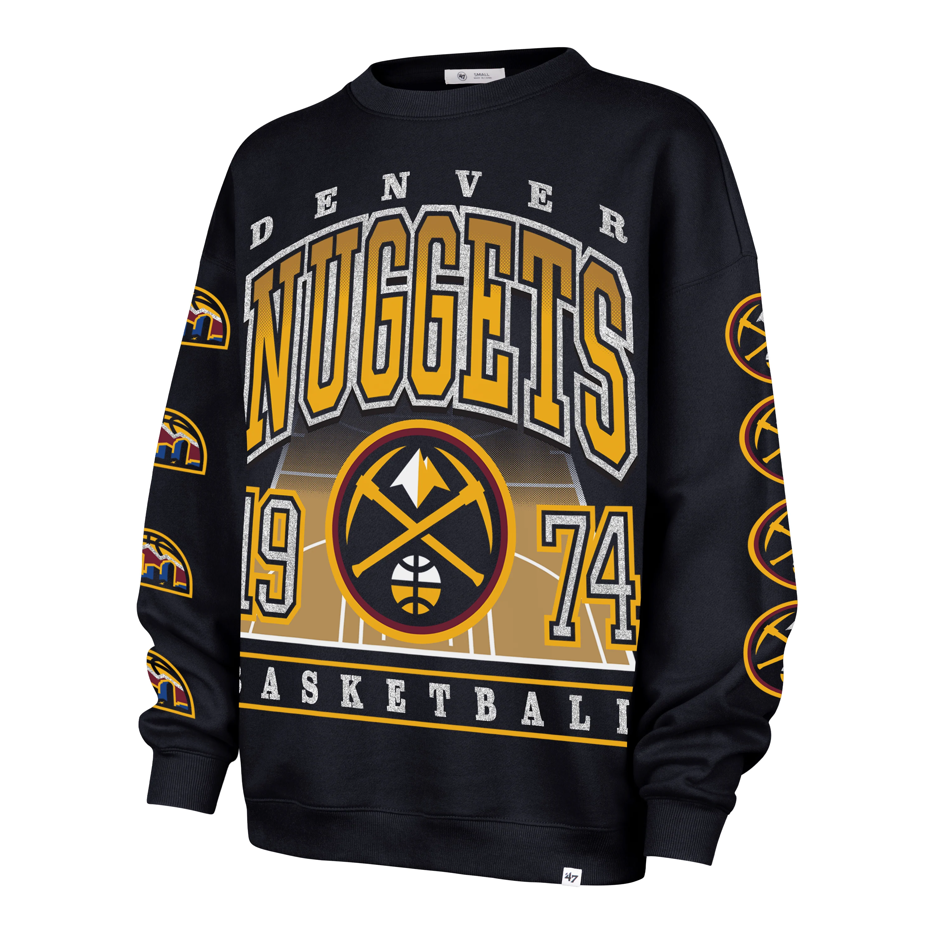 Image of DENVER NUGGETS GO BIG '47 OVERSIZED CREW WOMENS