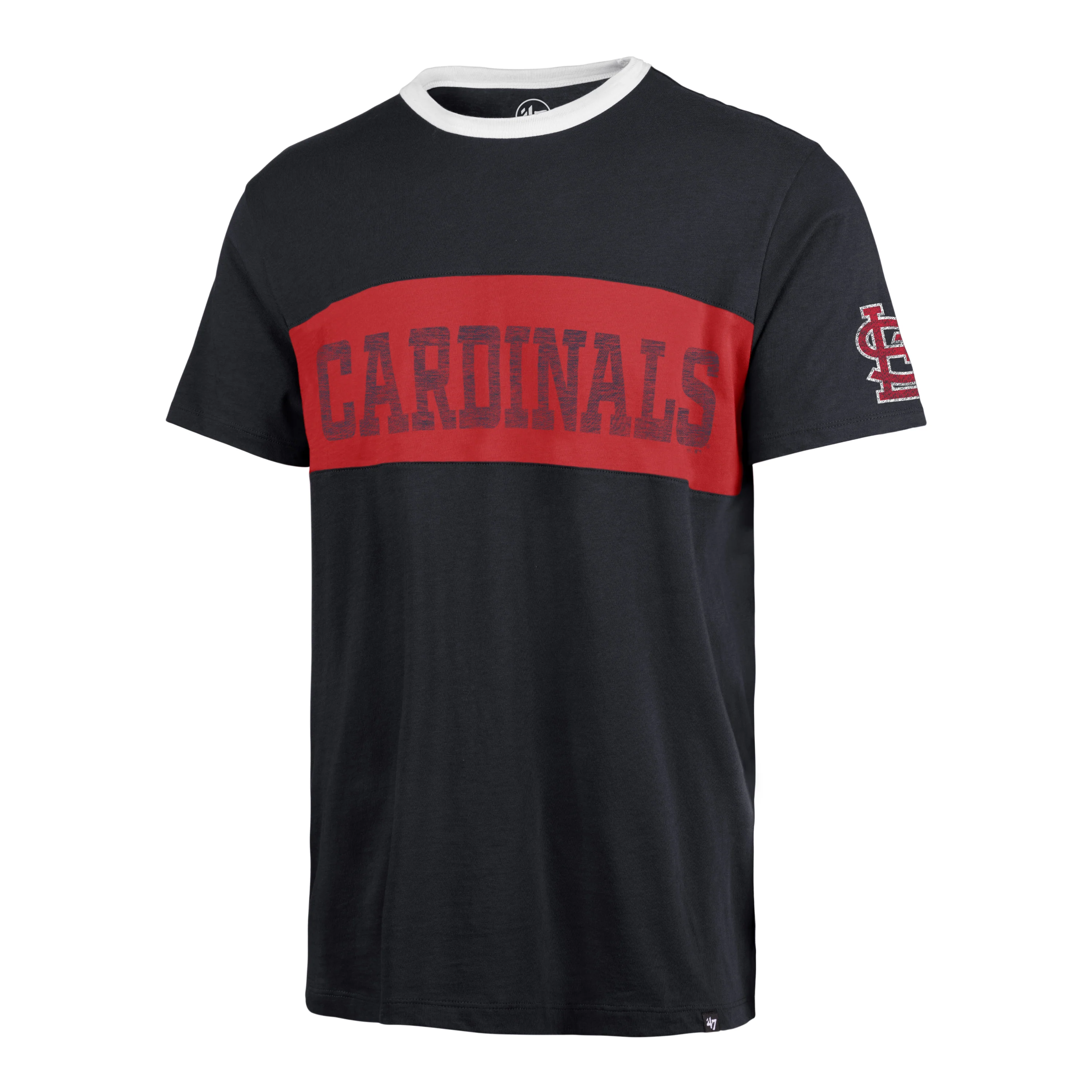 Image of ST. LOUIS CARDINALS COOPERSTOWN DOUBLE HEADER CLOSER '47 PARKER TEE