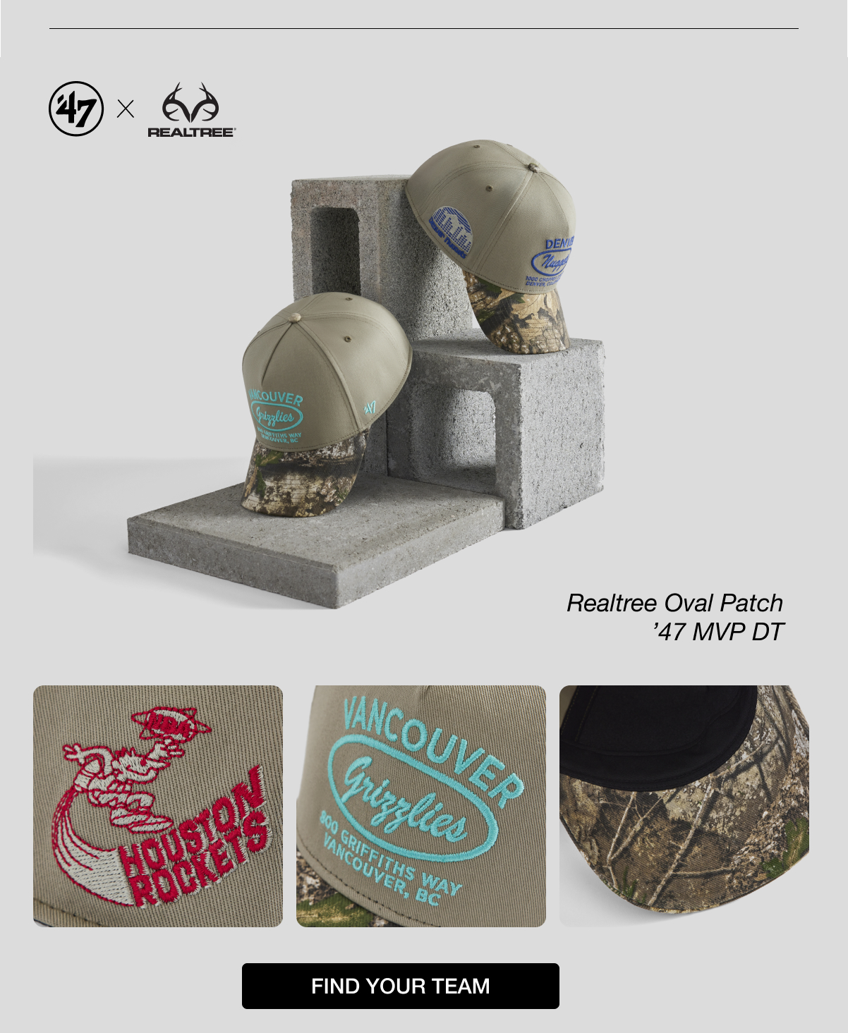 Realtree Oval Patch ’47 MVP DT - FIND YOUR TEAM