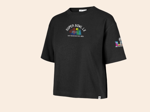 NFL SUPER BOWL LOGO LX SCENERY '47 REED CITY TEE WOMENS