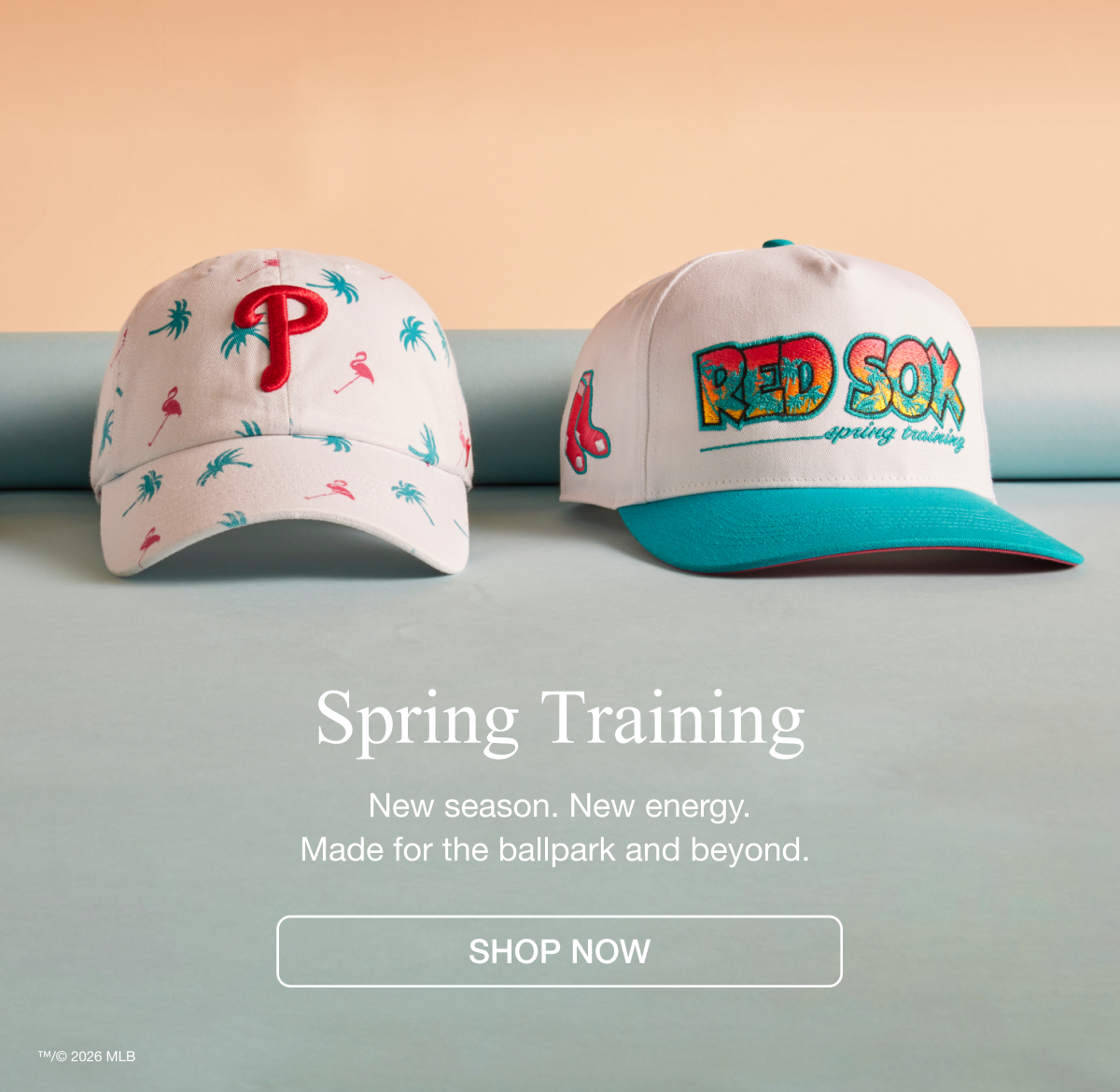 Spring Training - New season. New energy. Made for the ballpark and beyond. SHOP NOW
