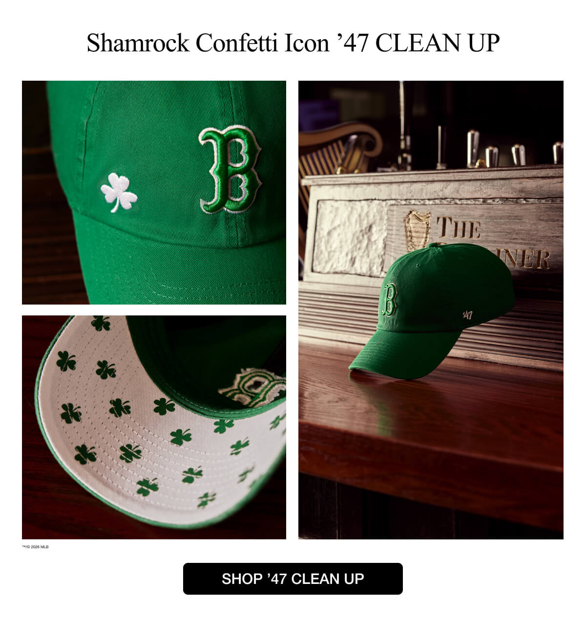 Shamrock Confetti Icon '47 CLEAN UP | SHOP '47 CLEAN UP