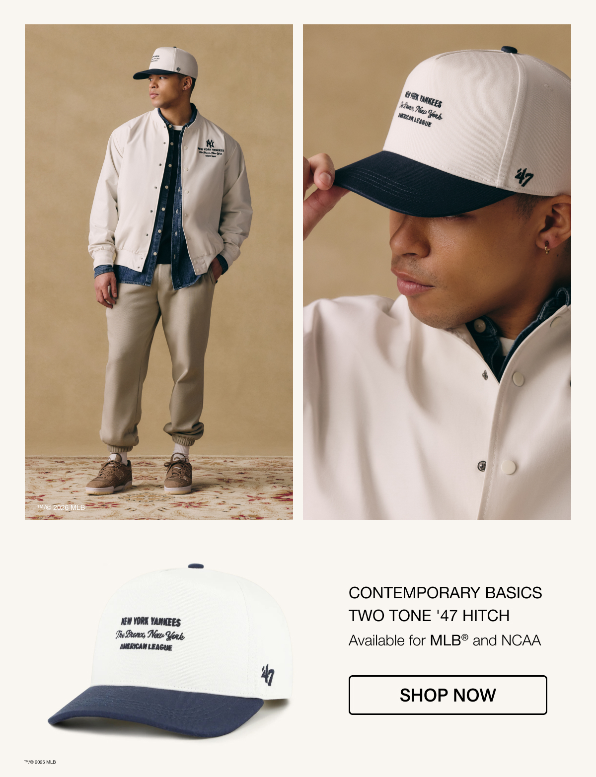 CONTEMPORARY BASICS TWO TONE '47 HITCH