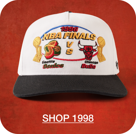 SEATTLE SONICS VS. CHICAGO BULLS NBA FINALS DUELING '47 HITCH