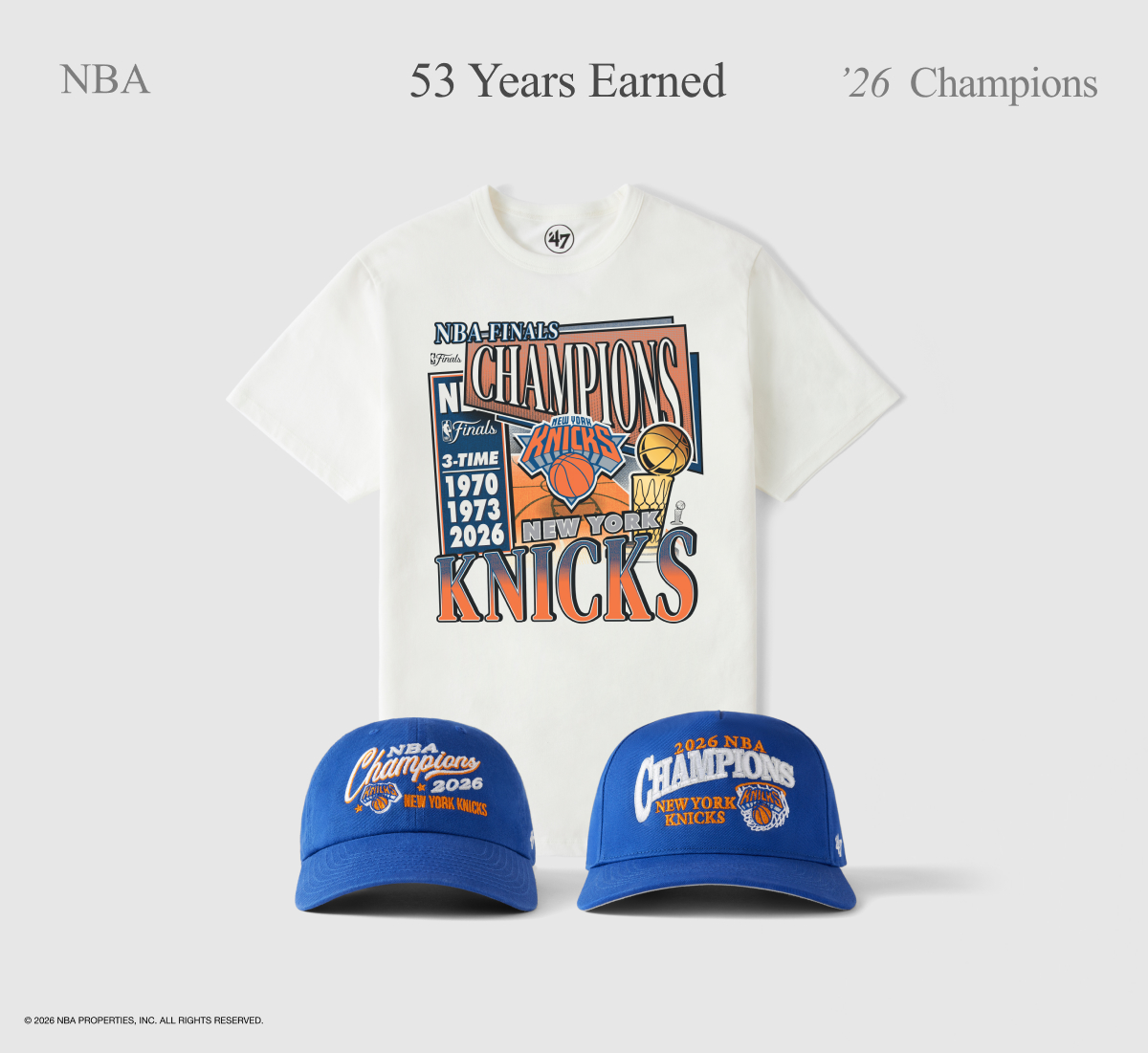 NBA '26 Champions - 53 Years Earned