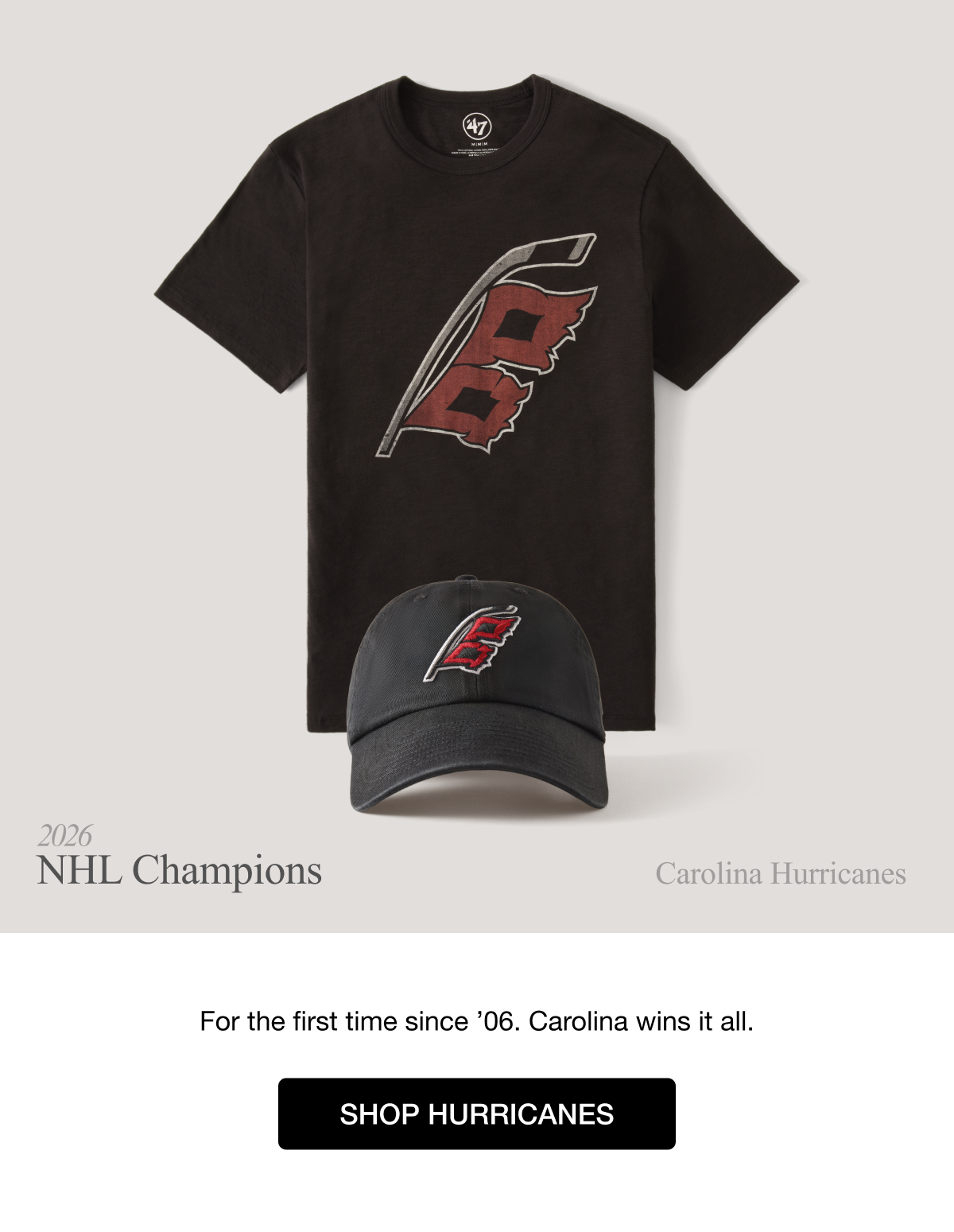 2026 NHL Champions - Carolina Hurricanes