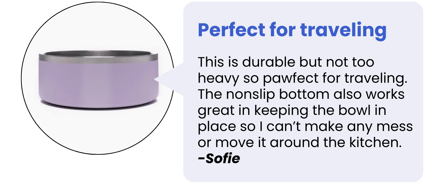 Stainless Steel Dog Bowl