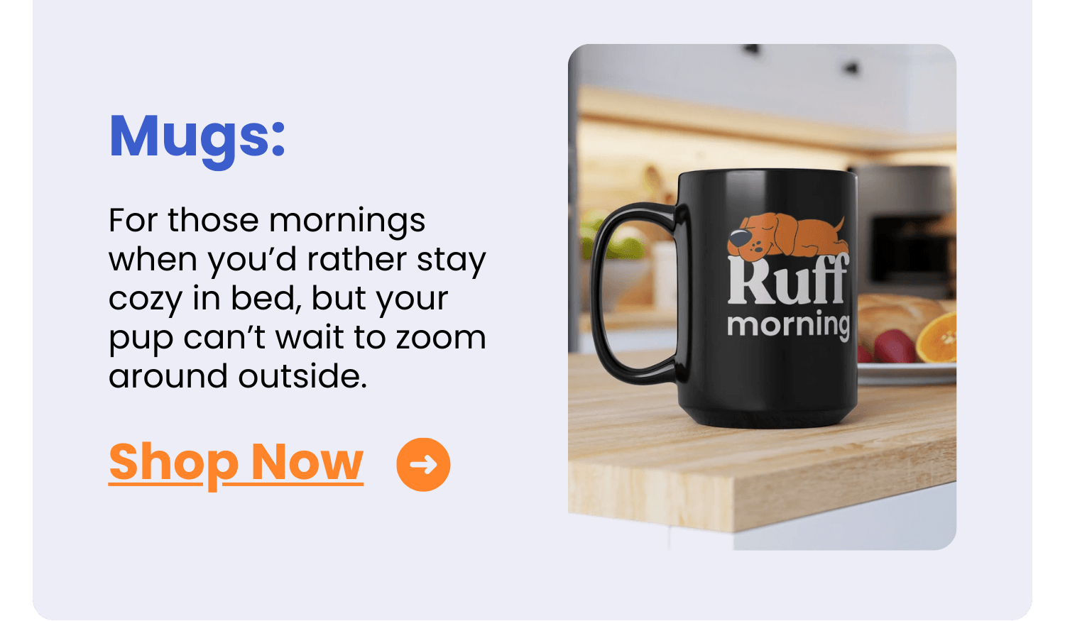 Ruff Morning Mug 15oz