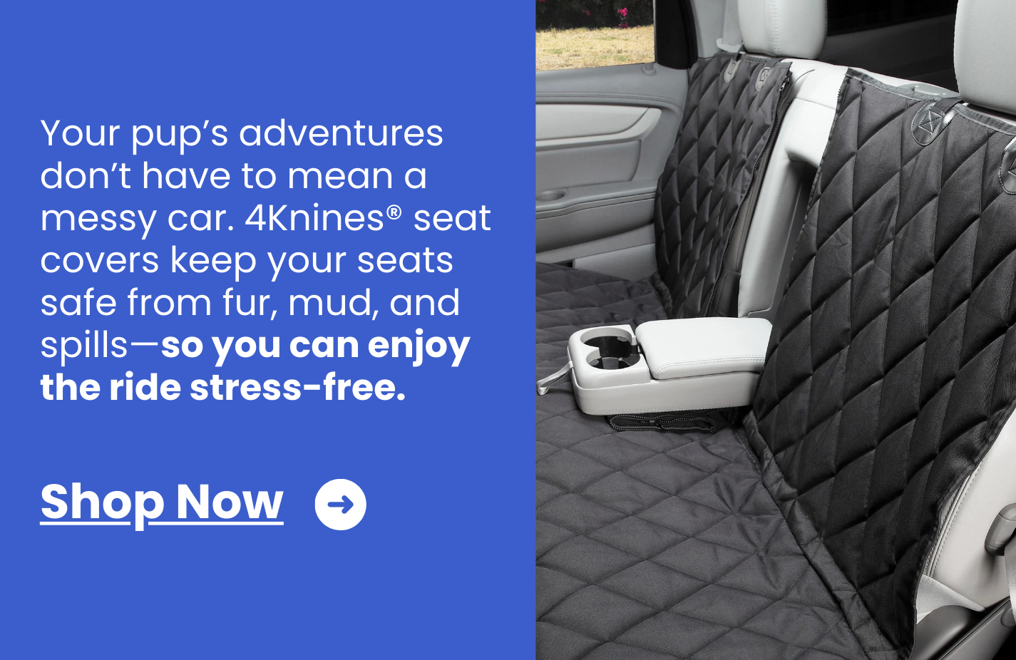Get 20% off rear seat covers