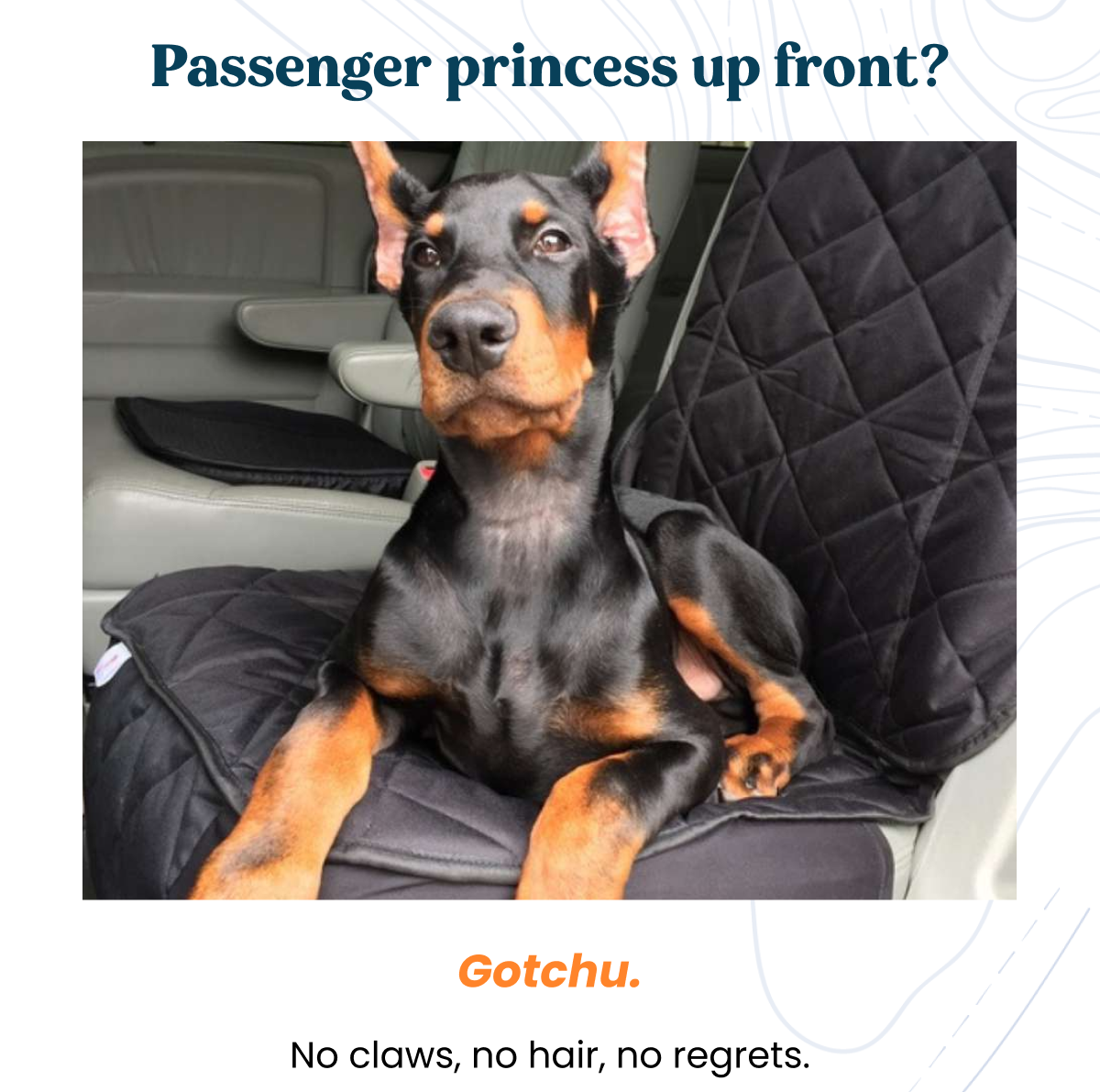 Passenger princess up front?