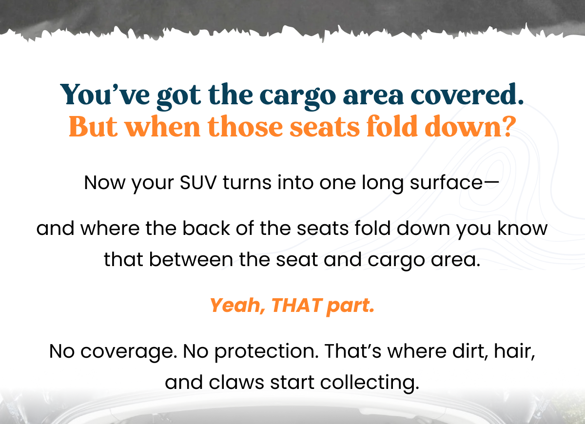 But when those seats fold down?