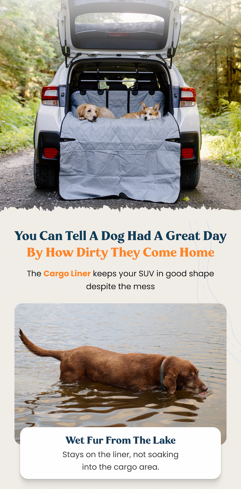 The Cargo Liner keeps your SUV in good shape