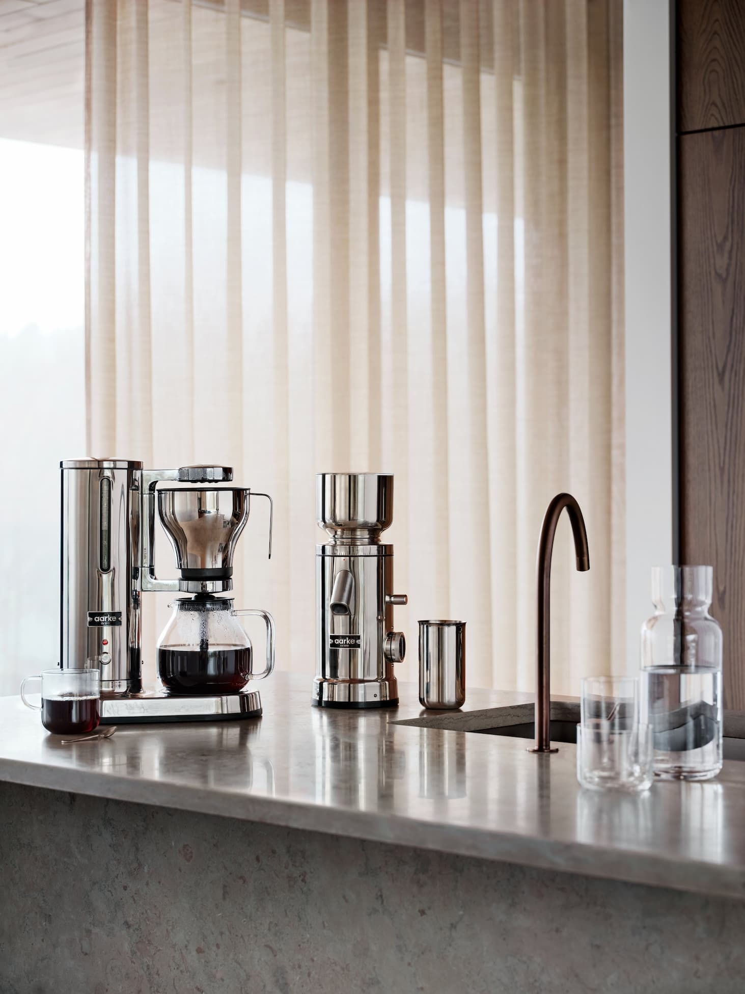 Aarke Coffee Maker and Coffee Grinder