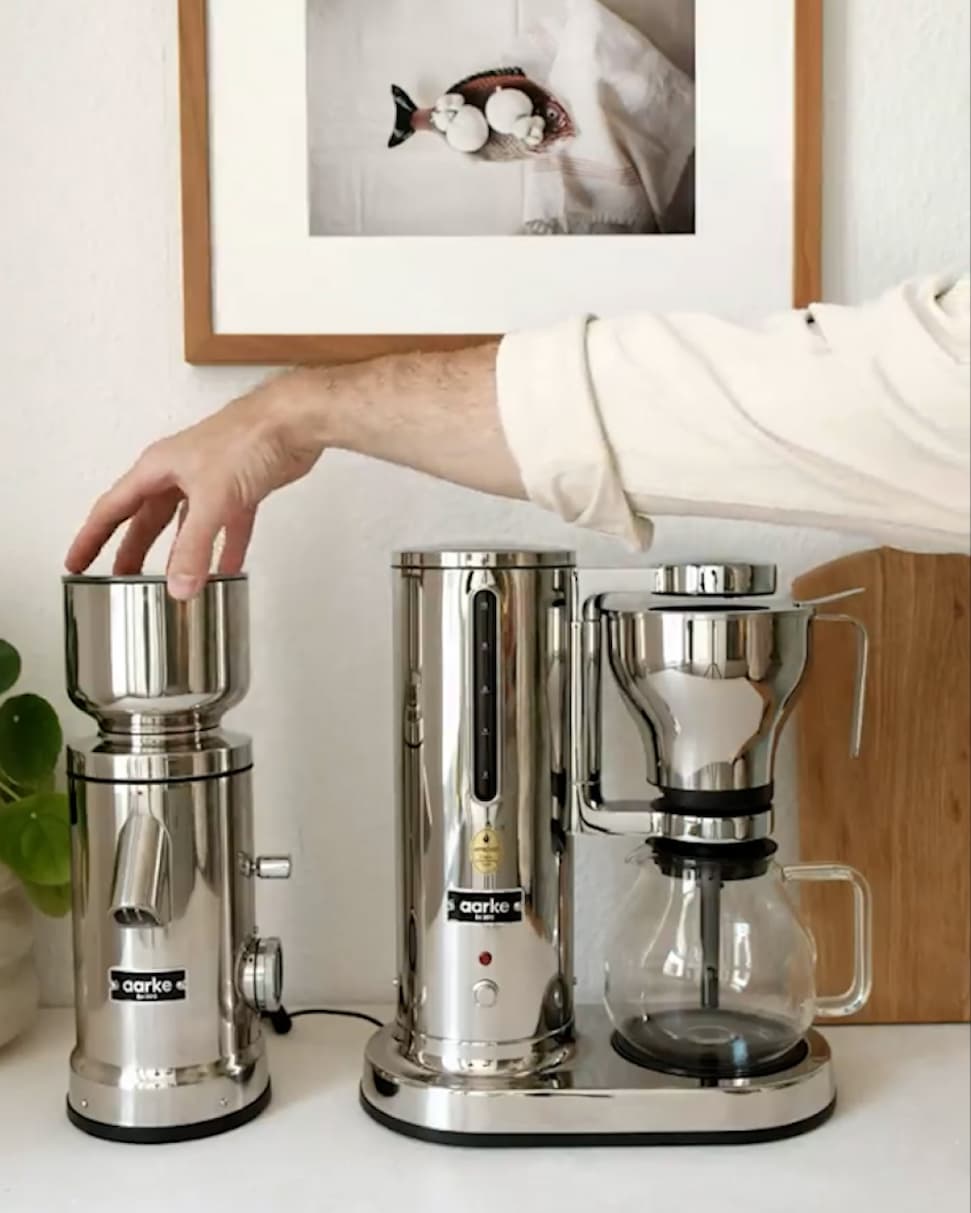 Aarke Coffee collection at home with Influencer