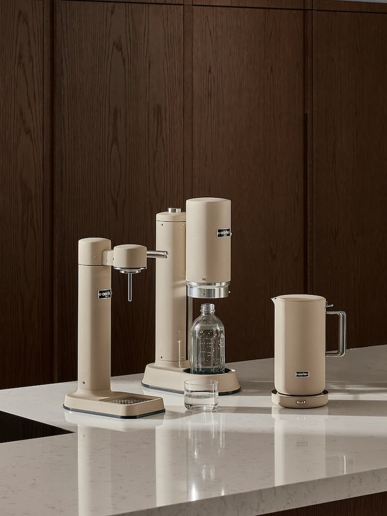 Aarke Kettle Sand; Carbonator Pro Sand and Carbonator 3 Sand