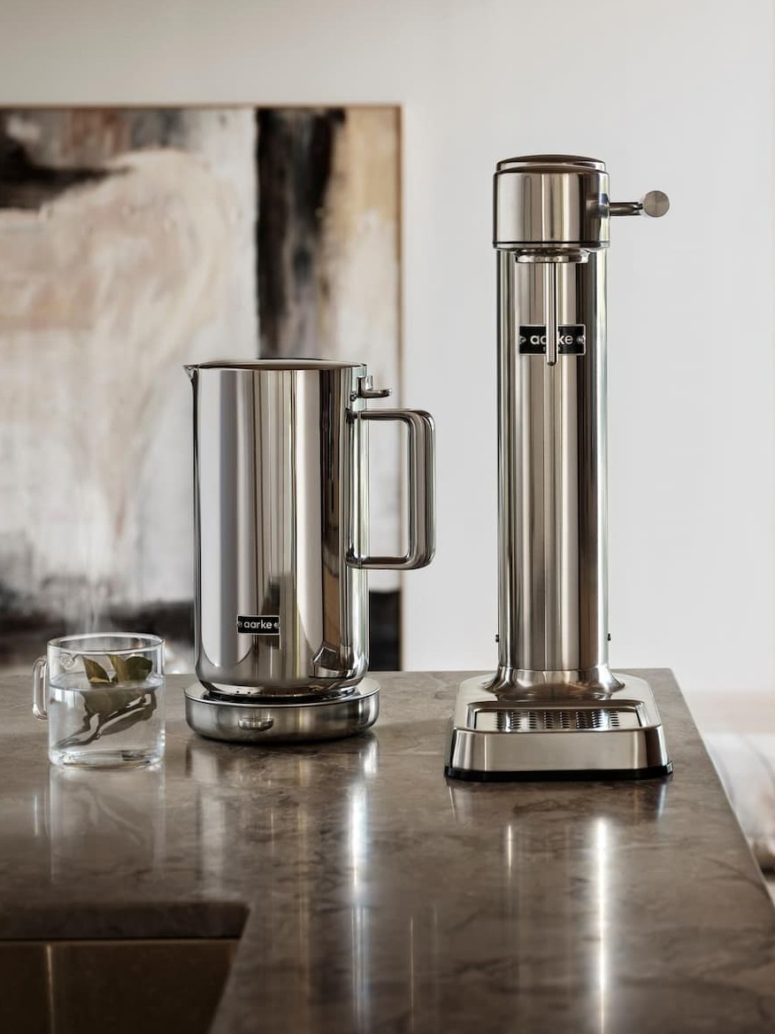 Aarke Carbonator 3 and Kettle in stainless steel