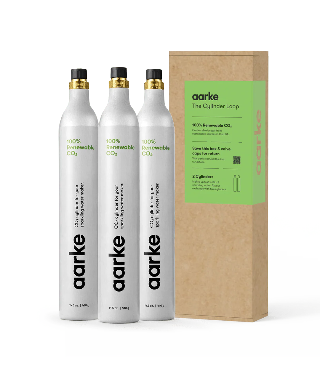 Image of 3 Aarke CO2 Cylinders & Exchange Box