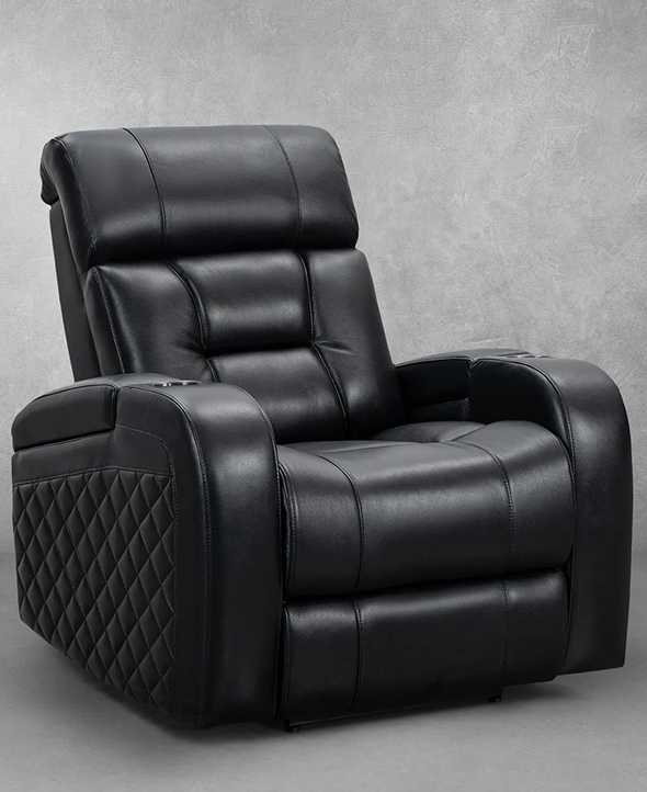 Bronston® Leather Theater Power Recliner with Power Headrest