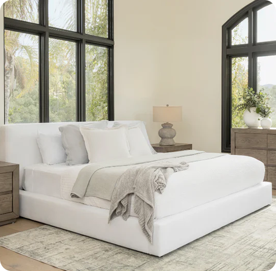 Luxe Upholstered Bed