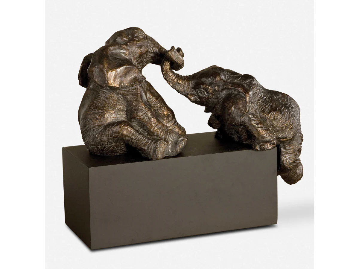 Image of Abbyson Home Paulie Bronze Figurines