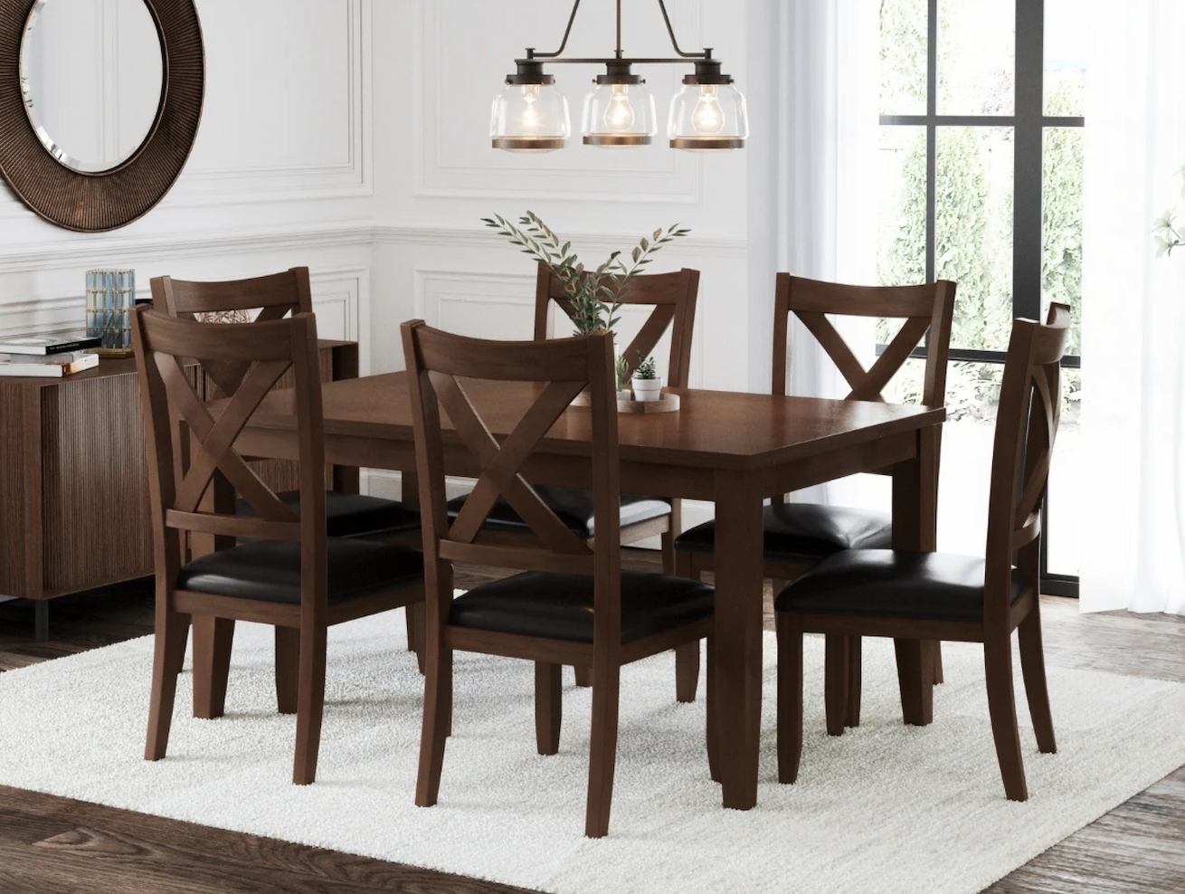 Theodore Dining Table - Brown