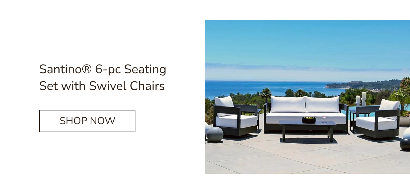 Santino® 6-pc Seating Set with Swivel Chairs