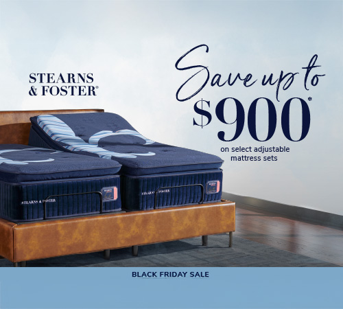 Stearns & Foster Save up to $900