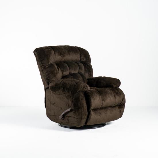 Catnapper Daly Chaise Swivel Glider Recliner – Chocolate