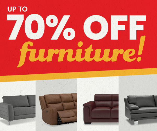 Up To 70% off furniture