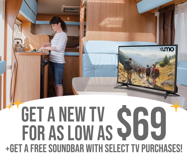 Get a new TV for as low as $69