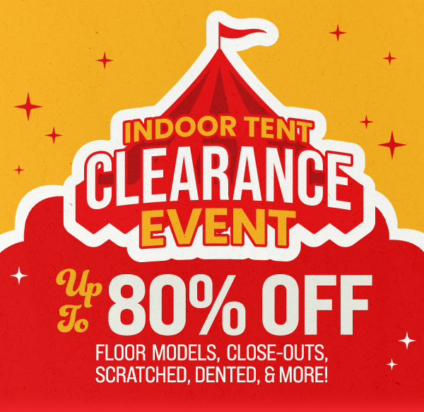 Indoor Tent Clearance Event