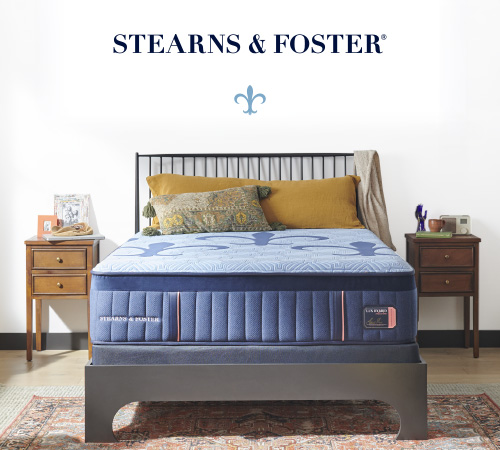 Save up to $600 on select Stearns & Foster Mattresses