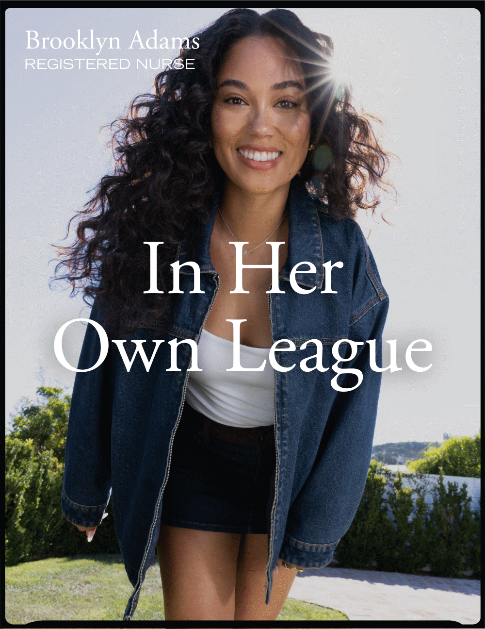 In Her Own League Changing the Game A&F x NFL