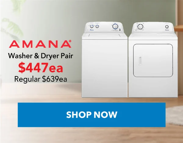 Amana Washing Machine | White 3.5 Cu. Ft. Top Loader
