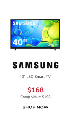 Samsung F6000F LED TV 40-Inch FHD 1080p Smart in Black