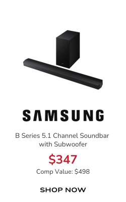 Samsung B Series Soundbar 5.1 Channel DTS Virtual:X with Subwoofer