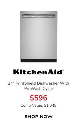 KitchenAid 24" PrintShield Stainless Steel Dishwasher With ProWash Cycle