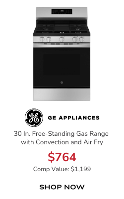 GE Gas Range 600 Series 30 In. Free-Standing in Stainless Steel