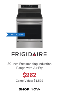 Frigidaire Gallery Freestanding Induction Range with Air Fry 30-Inch in Stainless Steel
