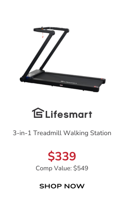 Lifesmart 3-in-1 Treadmill Walking Station