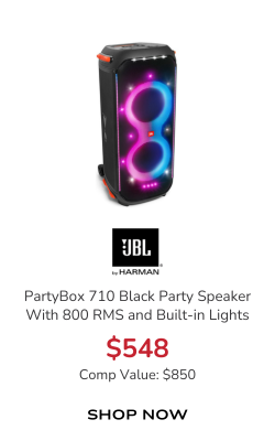 JBL PartyBox 710 Black Party Speaker With 800 RMS Powerful Sound And Built-in Lights